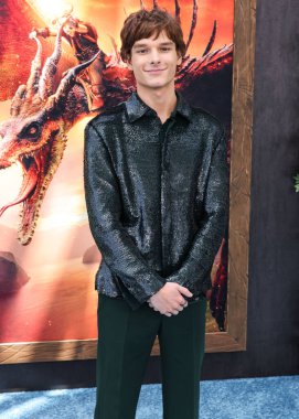 Amerikalı aktör Mason Thames, Los Angeles Universal Pictures and DreamWorks Animasyon 'un 7 Haziran 2025' te AMMP 'deki David Geffen Tiyatrosu' nda gerçekleştirilen 