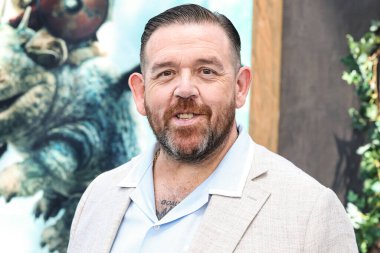 İngiliz aktör, komedyen ve senarist Nick Frost, 7 Haziran 2025 'te Akademi Film Müzesi' ndeki David Geffen Tiyatrosu 'nda gerçekleştirilen Evrensel Resimler ve Rüya Çalışmaları Animasyonu' nun galasına geldi.