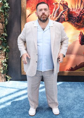 İngiliz aktör, komedyen ve senarist Nick Frost, 7 Haziran 2025 'te Akademi Film Müzesi' ndeki David Geffen Tiyatrosu 'nda gerçekleştirilen Evrensel Resimler ve Rüya Çalışmaları Animasyonu' nun galasına geldi.