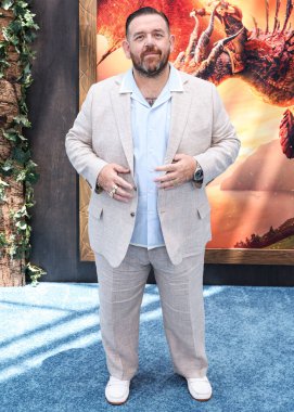 İngiliz aktör, komedyen ve senarist Nick Frost, 7 Haziran 2025 'te Akademi Film Müzesi' ndeki David Geffen Tiyatrosu 'nda gerçekleştirilen Evrensel Resimler ve Rüya Çalışmaları Animasyonu' nun galasına geldi.