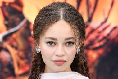 İngiliz aktris Nico Parker, 7 Haziran 2025 'te ABD' nin Los Angeles eyaletindeki Miracle Mile, Los Angeles, Kaliforniya, ABD 'de bulunan David Geffen Tiyatrosu' nda gerçekleştirilen Evrensel Resimler ve Rüya Çalışmaları Animasyonu 'nun Los Angeles prömiyerine geldi..