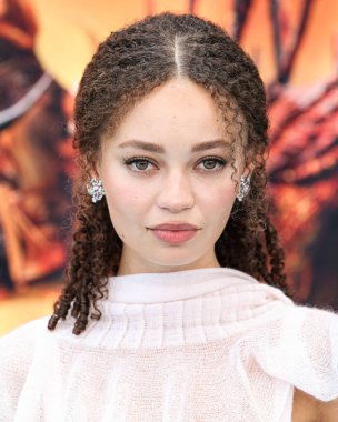 İngiliz aktris Nico Parker, 7 Haziran 2025 'te ABD' nin Los Angeles eyaletindeki Miracle Mile, Los Angeles, Kaliforniya, ABD 'de bulunan David Geffen Tiyatrosu' nda gerçekleştirilen Evrensel Resimler ve Rüya Çalışmaları Animasyonu 'nun Los Angeles prömiyerine geldi..