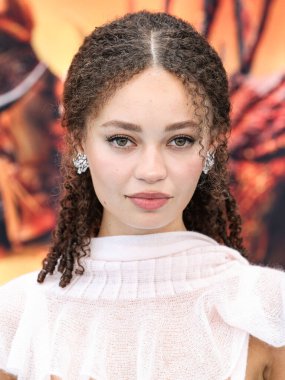 İngiliz aktris Nico Parker, 7 Haziran 2025 'te ABD' nin Los Angeles eyaletindeki Miracle Mile, Los Angeles, Kaliforniya, ABD 'de bulunan David Geffen Tiyatrosu' nda gerçekleştirilen Evrensel Resimler ve Rüya Çalışmaları Animasyonu 'nun Los Angeles prömiyerine geldi..