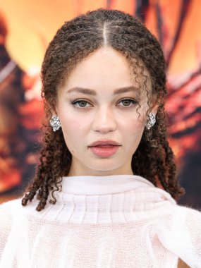 İngiliz aktris Nico Parker, 7 Haziran 2025 'te ABD' nin Los Angeles eyaletindeki Miracle Mile, Los Angeles, Kaliforniya, ABD 'de bulunan David Geffen Tiyatrosu' nda gerçekleştirilen Evrensel Resimler ve Rüya Çalışmaları Animasyonu 'nun Los Angeles prömiyerine geldi..