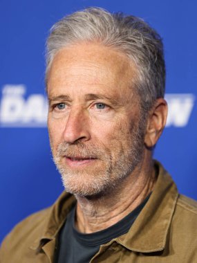 Amerikalı komedyen, yazar, yapımcı, yönetmen, aktör, siyaset yorumcusu, televizyon sunucusu Jon Stewart, Comedy Central 'ın The Daily Show ATAS Resmi Emmy FYC Gösteri Etkinliği' ne geldi.