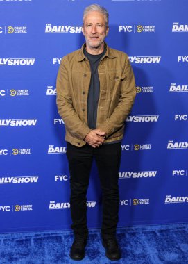 Amerikalı komedyen, yazar, yapımcı, yönetmen, aktör, siyaset yorumcusu, televizyon sunucusu Jon Stewart, Comedy Central 'ın The Daily Show ATAS Resmi Emmy FYC Gösteri Etkinliği' ne geldi.
