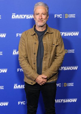 Amerikalı komedyen, yazar, yapımcı, yönetmen, aktör, siyaset yorumcusu, televizyon sunucusu Jon Stewart, Comedy Central 'ın The Daily Show ATAS Resmi Emmy FYC Gösteri Etkinliği' ne geldi.