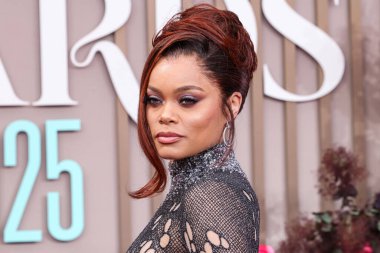 Andra Günü, 9 Haziran 2025 'te Los Angeles, Kaliforniya' da Peacock Tiyatrosu 'nda düzenlenen BET Ödülleri' ne (25.