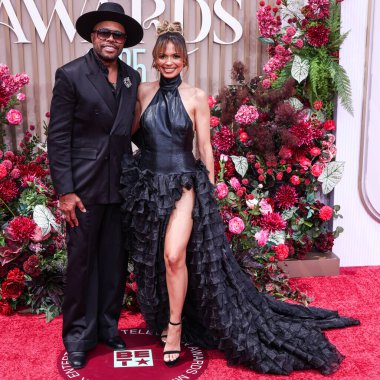 D-Nice ve Jennifer Freeman, 9 Haziran 2025 'te Los Angeles, Kaliforniya' da Peacock Tiyatrosu 'nda düzenlenen BET Ödülleri' ne (25..