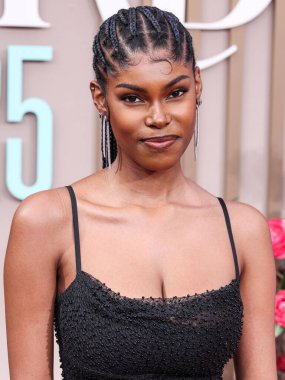 Diamond White, 9 Haziran 2025 tarihinde Los Angeles, Kaliforniya 'da Peacock Theater' da düzenlenen BET Ödülleri 'ne (25. (Fotoğraf: Xavier Collin / Image Press Agency)