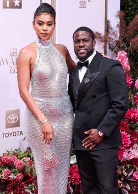 Eniko Parrish Hart ve kocası Kevin Hart, 9 Haziran 2025 'te Los Angeles, Kaliforniya' da Peacock Tiyatrosu 'nda düzenlenen BET Ödülleri' ne (25.. 