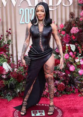 GloRilla, 9 Haziran 2025 'te Los Angeles, Kaliforniya' da Peacock Theater 'da düzenlenen BET Ödülleri' ne (25.. 