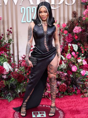 GloRilla, 9 Haziran 2025 'te Los Angeles, Kaliforniya' da Peacock Theater 'da düzenlenen BET Ödülleri' ne (25.. 