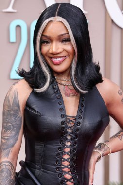 GloRilla, 9 Haziran 2025 'te Los Angeles, Kaliforniya' da Peacock Theater 'da düzenlenen BET Ödülleri' ne (25.. 