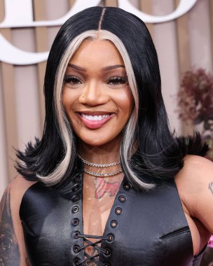 GloRilla, 9 Haziran 2025 'te Los Angeles, Kaliforniya' da Peacock Theater 'da düzenlenen BET Ödülleri' ne (25.. 