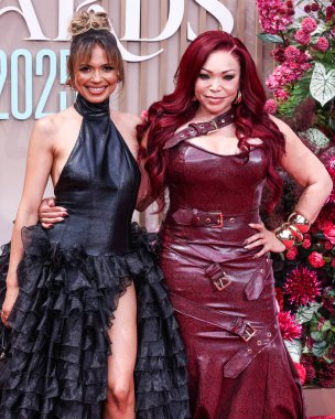 Jennifer Freeman ve Tisha Campbell, 9 Haziran 2025 'te Los Angeles, Kaliforniya' da Peacock Tiyatrosu 'nda düzenlenen BET Ödülleri' ne (25..