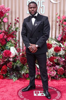 Kevin Hart, 9 Haziran 2025 'te Los Angeles, Kaliforniya' da Peacock Theater 'da düzenlenen BET Ödülleri' ne (25.. 