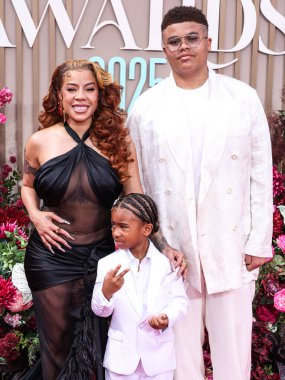 LOS ANGELES, CALIFORNIA, ABD - Haziran 09: Amerikalı R & B şarkıcısı, söz yazarı ve TV kişisi Keyshia Cole (Keyshia Myeshia Johnson), Peacock Tiyatrosu 'nda düzenlenen BET Ödülleri 2025 (25.