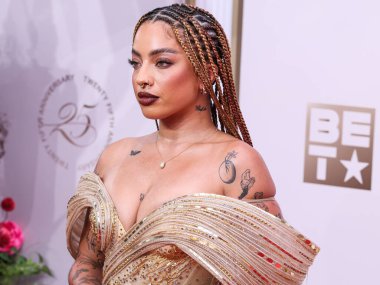 Kiana Lede, 9 Haziran 2025 'te Los Angeles, Kaliforniya' da Peacock Tiyatrosu 'nda düzenlenen BET Ödülleri' ne (25.. 