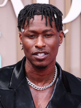 LOS ANGELES, CALIFORNIA, USA - JUNE 09: American R&B singer-songwriter Lucky Daye (David Debrandon Brown) arrives at the BET Awards 2025 (25th Annual BET Awards) held at Peacock Theater 