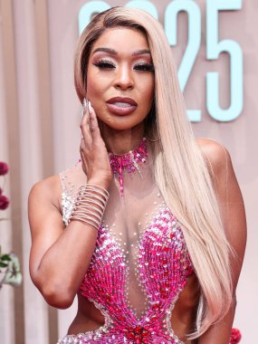 Porscha Coleman, 9 Haziran 2025 tarihinde Los Angeles, Kaliforniya 'da Peacock Theater' da düzenlenen BET Ödülleri 'ne (25.. 