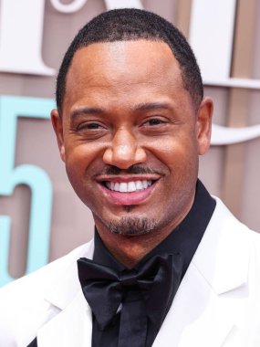 Terrence J, 9 Haziran 2025 tarihinde Los Angeles, Kaliforniya 'da Peacock Theater' da düzenlenen BET Ödülleri 'ne (25.. 