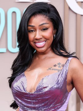 Yung Miami, 9 Haziran 2025 tarihinde Los Angeles, Kaliforniya 'da Peacock Theater' da düzenlenen BET Ödülleri 'ne (25.. 