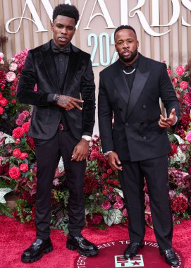 Zilyoner Doe ve Yo Gotti, 9 Haziran 2025 'te Los Angeles, Kaliforniya' da Peacock Tiyatrosu 'nda düzenlenen BET Ödülleri' ne (25.. 