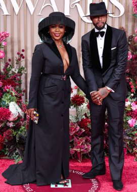 Pinky Cole Hayes ve Derrick Hayes, 9 Haziran 2025 'te Los Angeles, Kaliforniya' da Peacock Tiyatrosu 'nda düzenlenen BET Ödülleri' ne (25..