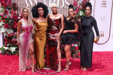 Porscha Coleman, Briana Price, LeToya Luckett, Khadeen Ellis ve Jennifer Sears, 9 Haziran 2025 'te Los Angeles, Kaliforniya, ABD' deki Peacock Tiyatrosu 'nda düzenlenen BET Ödülleri' ne (25..