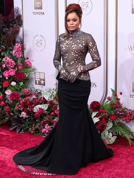 Andra Günü, 9 Haziran 2025 'te Los Angeles, Kaliforniya' da Peacock Tiyatrosu 'nda düzenlenen BET Ödülleri' ne (25.