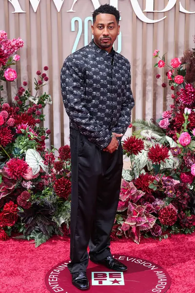 Brandon T. Jackson, 9 Haziran 2025 'te Los Angeles, Kaliforniya' da Peacock Theater 'da düzenlenen BET Ödülleri' ne (25..     