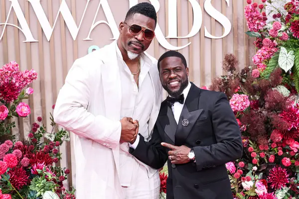 David Banner ve Kevin Hart, 9 Haziran 2025 'te Los Angeles, Kaliforniya' da Peacock Tiyatrosu 'nda düzenlenen BET Ödülleri' ne (25..