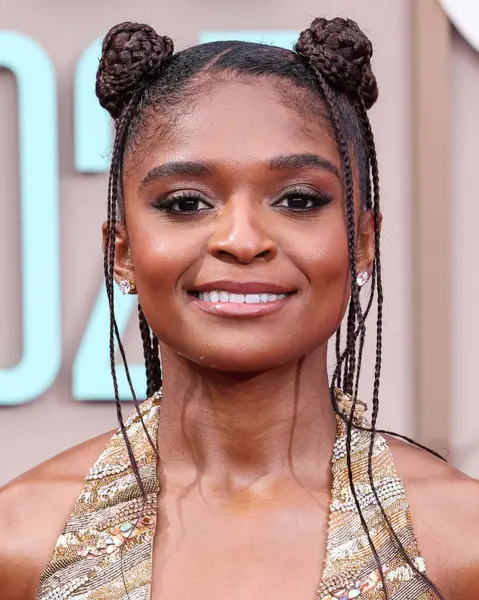 Dominique Thorne, 9 Haziran 2025 tarihinde Los Angeles, Kaliforniya 'da Peacock Tiyatrosu' nda düzenlenen BET Ödülleri 'ne (25.. 