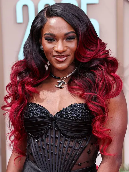 Mısır Denton, 9 Haziran 2025 'te Los Angeles, Kaliforniya' da Peacock Theater 'da düzenlenen BET Ödülleri' ne (25..