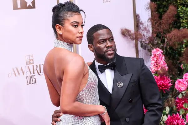 Eniko Parrish Hart ve kocası Kevin Hart, 9 Haziran 2025 'te Los Angeles, Kaliforniya' da Peacock Tiyatrosu 'nda düzenlenen BET Ödülleri' ne (25.. 