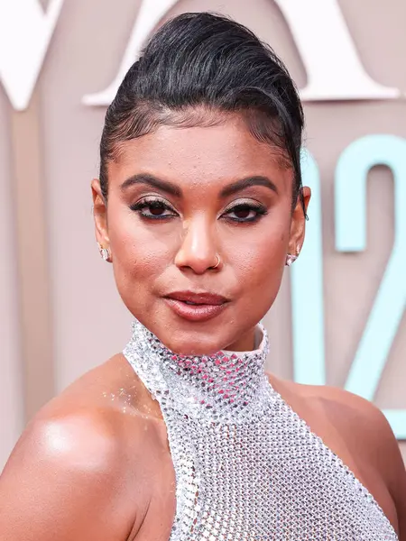 Eniko Parrish Hart, 9 Haziran 2025 tarihinde Los Angeles, Kaliforniya 'da Peacock Tiyatrosu' nda düzenlenen BET Ödülleri 'ne (25..