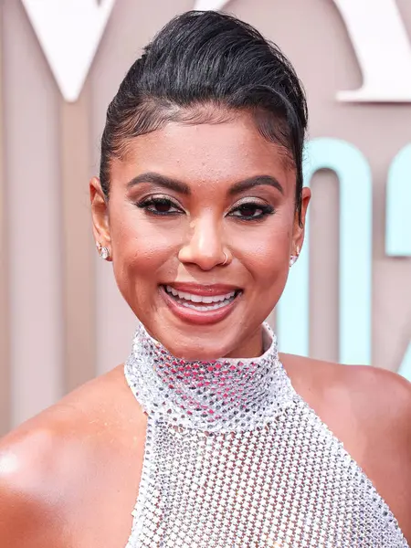 Eniko Parrish Hart, 9 Haziran 2025 tarihinde Los Angeles, Kaliforniya 'da Peacock Tiyatrosu' nda düzenlenen BET Ödülleri 'ne (25..