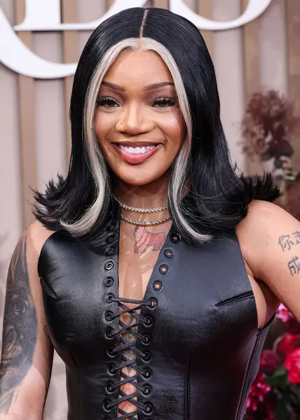 GloRilla, 9 Haziran 2025 'te Los Angeles, Kaliforniya' da Peacock Theater 'da düzenlenen BET Ödülleri' ne (25.. 