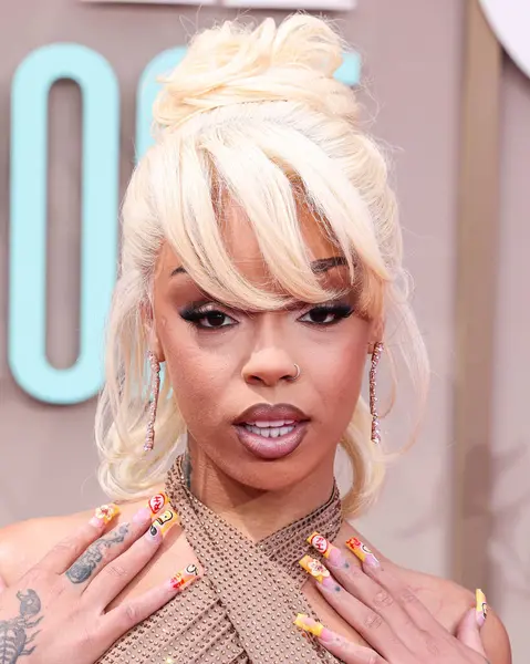 Honey Bxby, 9 Haziran 2025 'te Los Angeles, Kaliforniya' da Peacock Tiyatrosu 'nda düzenlenen BET Ödülleri' ne (25.. 