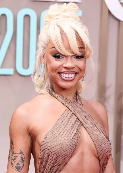 Honey Bxby, 9 Haziran 2025 'te Los Angeles, Kaliforniya' da Peacock Tiyatrosu 'nda düzenlenen BET Ödülleri' ne (25.. 