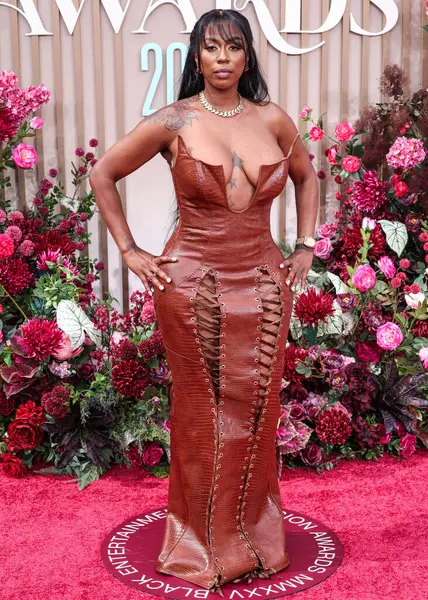 Kash bebek, 9 Haziran 2025 'te Los Angeles, Kaliforniya' da Peacock Tiyatrosu 'nda düzenlenen BET Ödülleri' ne (25.. 