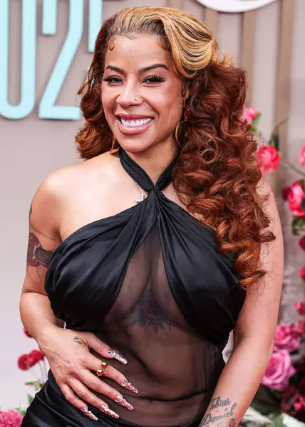 Keyshia Cole, 9 Haziran 2025 tarihinde Los Angeles, Kaliforniya 'da Peacock Theater' da düzenlenen BET Ödülleri 'ne (25..