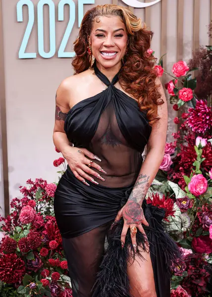 Keyshia Cole, 9 Haziran 2025 tarihinde Los Angeles, Kaliforniya 'da Peacock Theater' da düzenlenen BET Ödülleri 'ne (25..