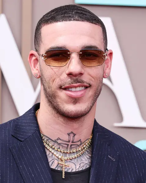 Lonzo Ball, 9 Haziran 2025 'te Los Angeles, Kaliforniya' da Peacock Theater 'da düzenlenen BET Ödülleri' ne (25.. 