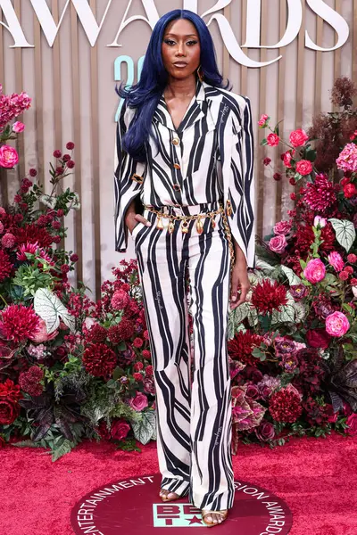 Muni Long, 9 Haziran 2025 'te Los Angeles, Kaliforniya' da Peacock Tiyatrosu 'nda düzenlenen BET Ödülleri' ne (25..