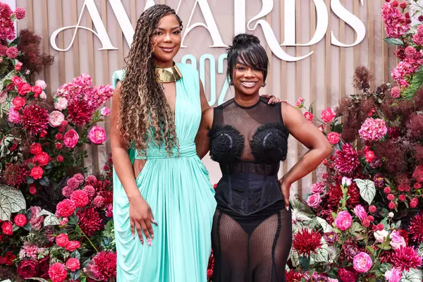 Riley Burruss ve annesi Kandi Burruss, 9 Haziran 2025 tarihinde Los Angeles, Kaliforniya 'da Peacock Tiyatrosu' nda düzenlenen BET Ödülleri 'ne (25..    
