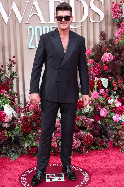 Robin Thicke, 9 Haziran 2025 'te Los Angeles, Kaliforniya' da Peacock Tiyatrosu 'nda düzenlenen BET Ödülleri' ne (25..         