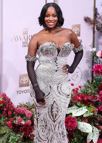 Shamea Morton, 9 Haziran 2025 tarihinde Los Angeles, Kaliforniya 'da Peacock Theater' da düzenlenen BET Ödülleri 'ne (25.. 