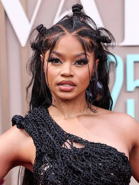 TXC 'den Tarryn Reid, 9 Haziran 2025' te Los Angeles, Kaliforniya 'da Peacock Tiyatrosu' nda düzenlenen BET Ödülleri 'ne (25.. 